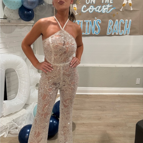 Nadine Merabi Hallie Jumpsuit S - Picture 2 of 7